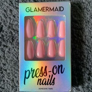Glamermaid  Press-on Nails,  Pink